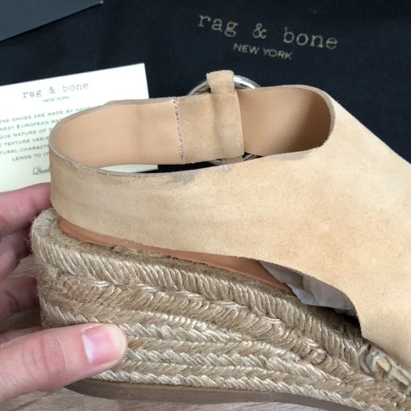 rag & bone Calla Espadrille Wedge Size 39 NWT - Picture 8 of 14